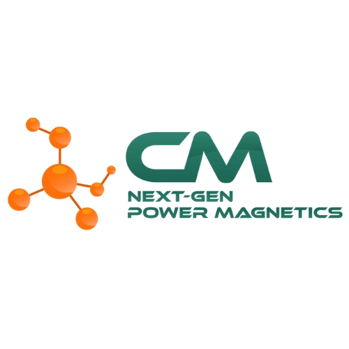 CM Materials logo with "Next-Gen Power Magnetics" tagline
