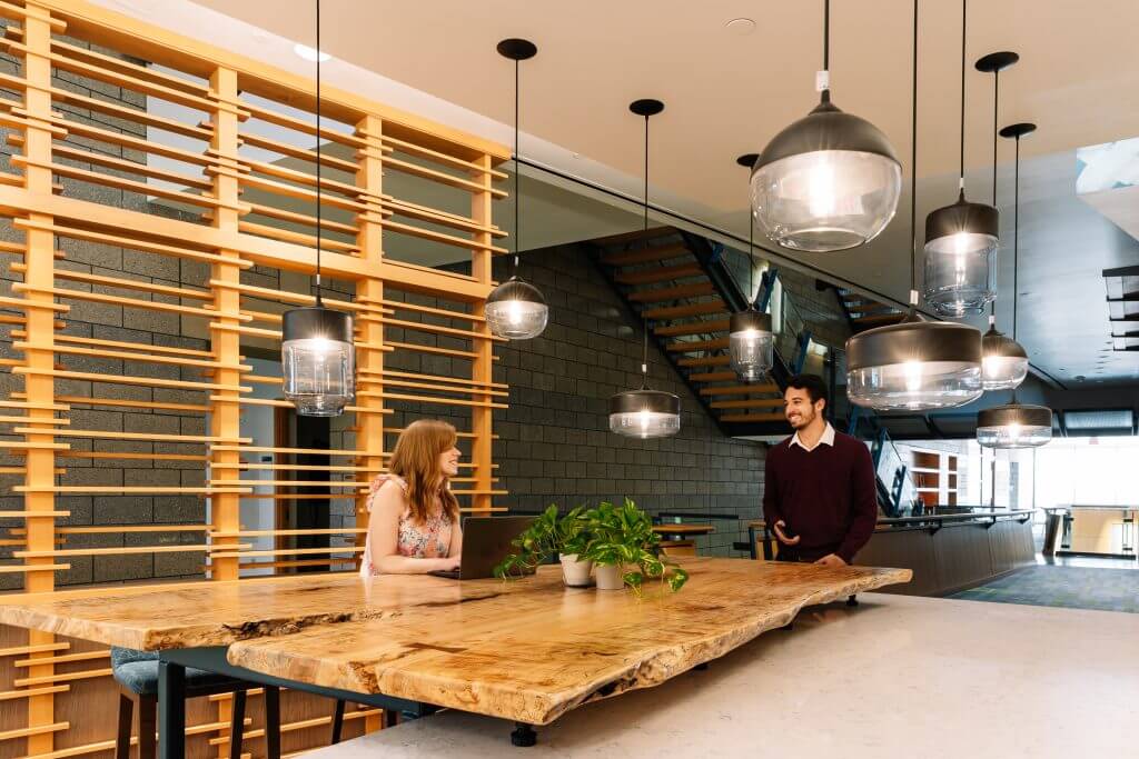 Entrepreneurs collaborate in The Innovation Space kitchen