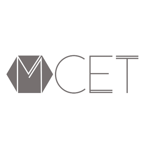 MCET Technologies Brown Text logo