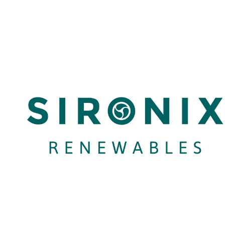 Sironix Renewables Green Text logo