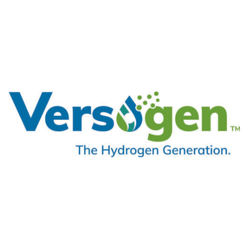 Versogen logo with "The Hydrogen Generation" tagline